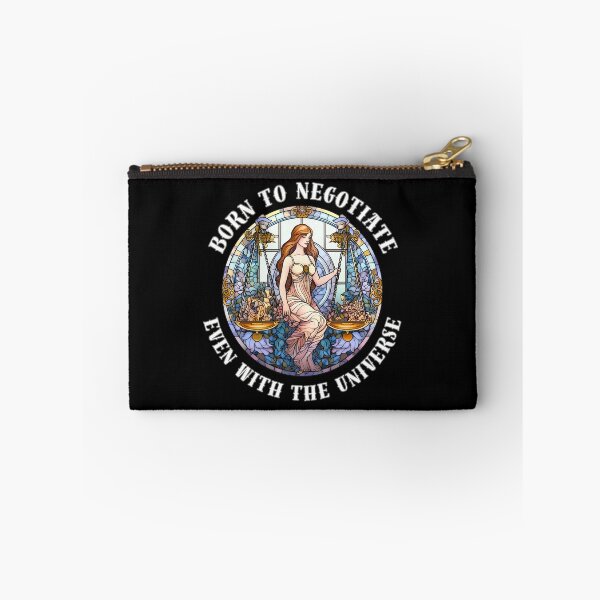 Item preview, Born To Negotiate, Even With The Universe. libra astrological sign designed and sold by ZodiacWonders.