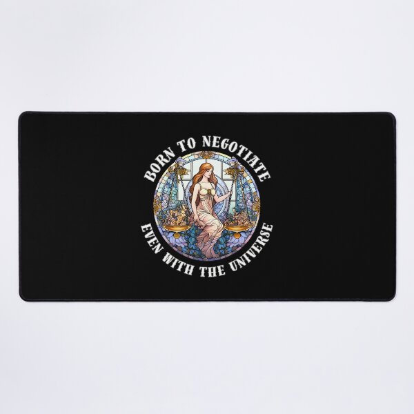 Item preview, Born To Negotiate, Even With The Universe. libra astrological sign designed and sold by ZodiacWonders.