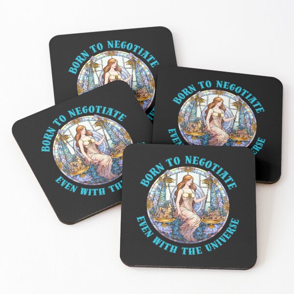 Item preview, Born To Negotiate, Even With The Universe. funny libra designed and sold by ZodiacWonders.