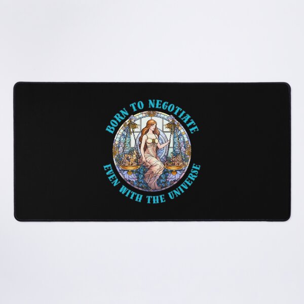 Item preview, Born To Negotiate, Even With The Universe. funny libra designed and sold by ZodiacWonders.