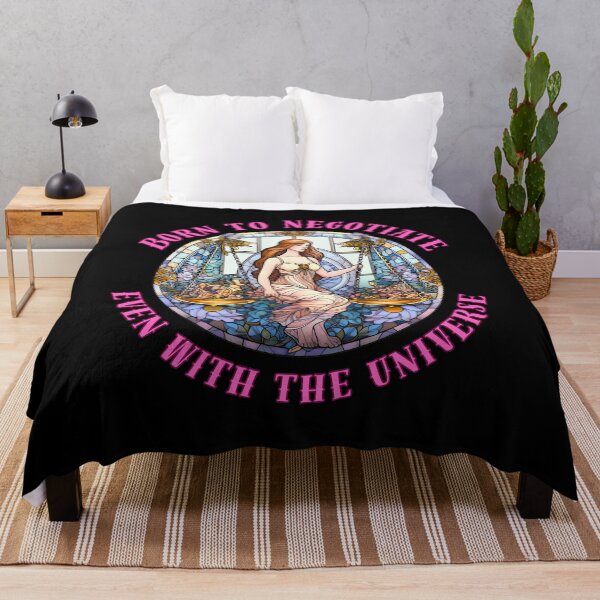 Item preview, Born To Negotiate, Even With The Universe. libra october designed and sold by ZodiacWonders.