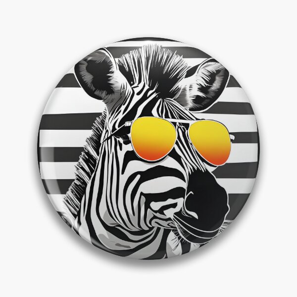 Item preview, zebra with sunglasses designed and sold by FatBirdie.