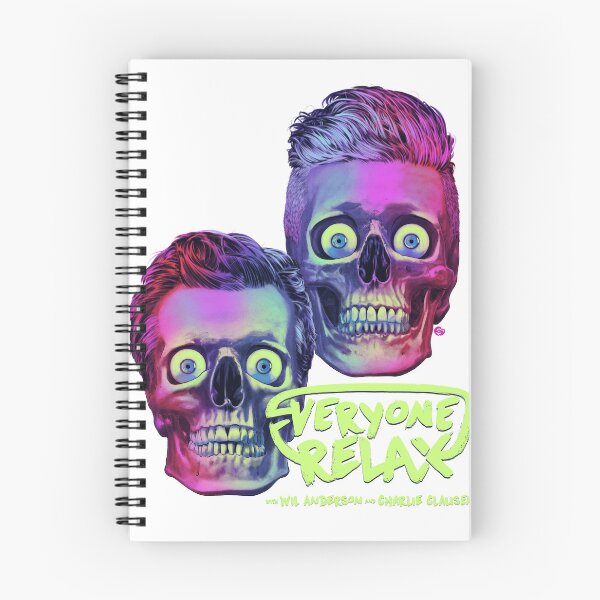 Item preview, EVERYONE RELAX - 2 Skulls designed and sold by James Fosdike.