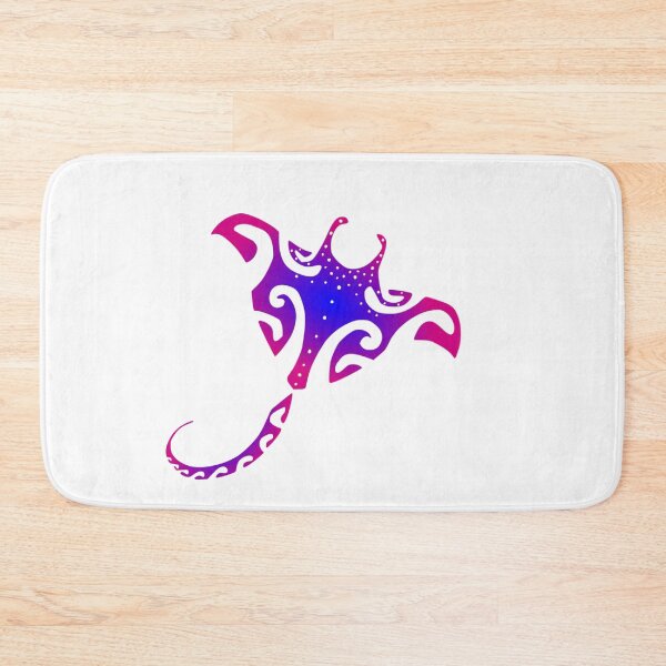 Item preview, FAFAPITI - Manta ray (indigo) designed and sold by Nesian-Tahiti.