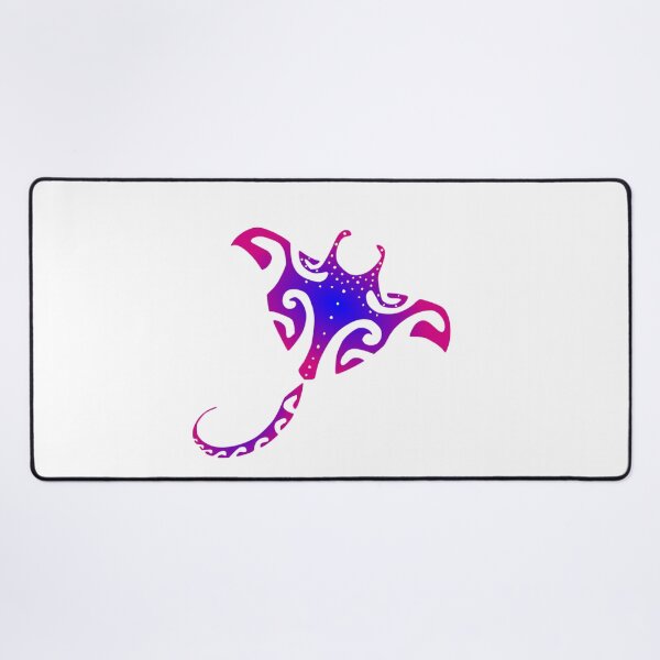 Item preview, FAFAPITI - Manta ray (indigo) designed and sold by Nesian-Tahiti.