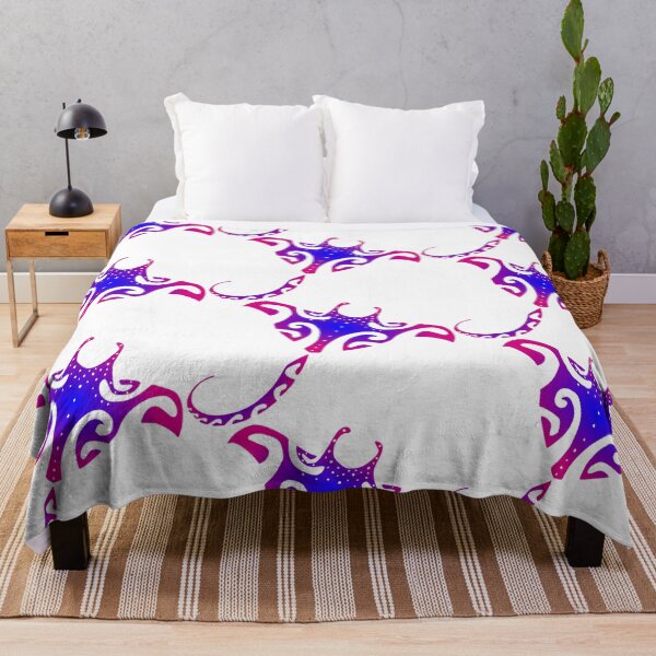 Item preview, FAFAPITI - Manta ray (indigo) designed and sold by Nesian-Tahiti.