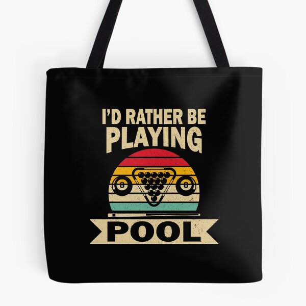 Item preview, I' D Rather Be Playing Pool Billiards Pool Players 8 ball  designed and sold by sols.