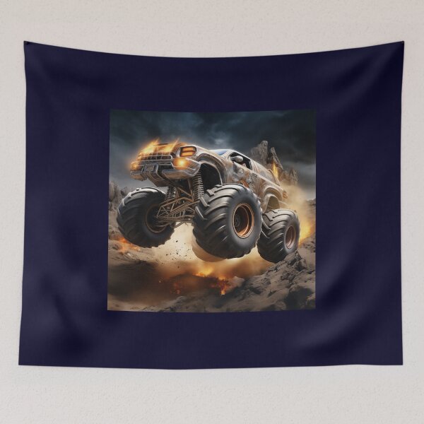 Item preview, Monster Truck on a Distant Planet designed and sold by Samuelsboro.