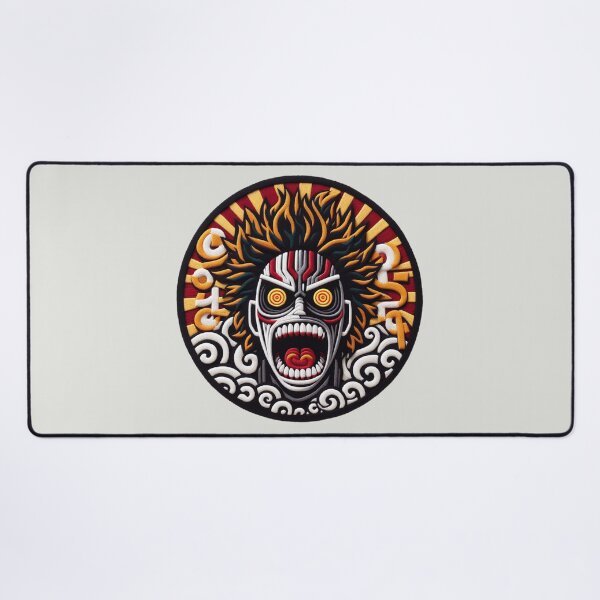 Item preview, Defiant Manga Villain | Embroidered felt Digital Illustration designed and sold by GALUMARKET.