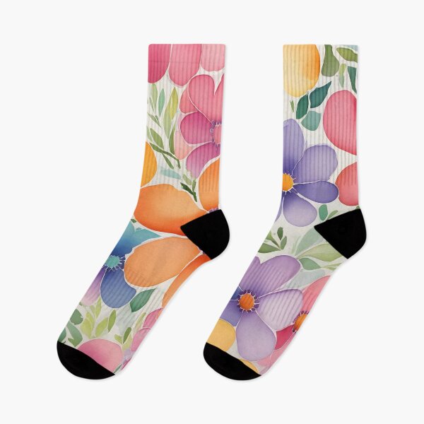 Item preview, Summer Bloom - Lush Watercolor Floral Pattern designed and sold by inkArtistryfine.
