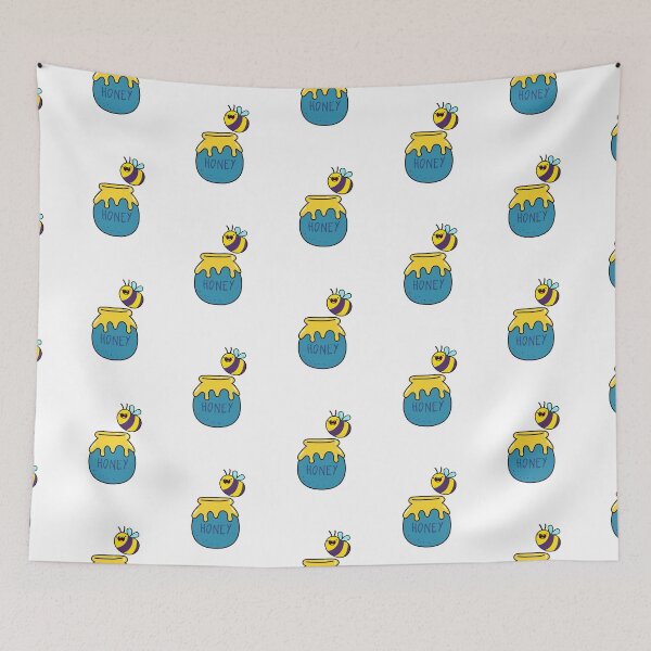 Item preview, Kawaii Bee and Honey Jar designed and sold by kawaiilife.
