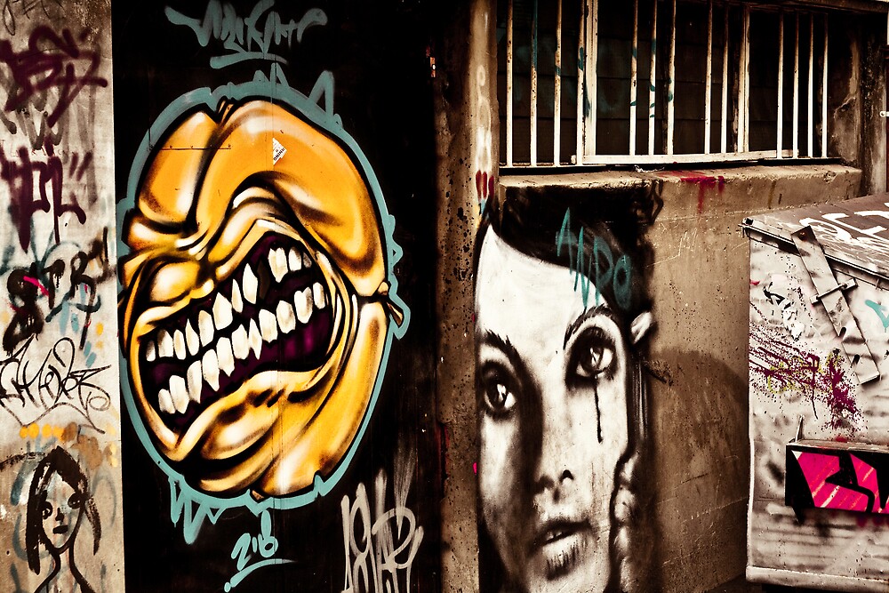 "Graffiti art in Hobart" by Ben Rae Redbubble