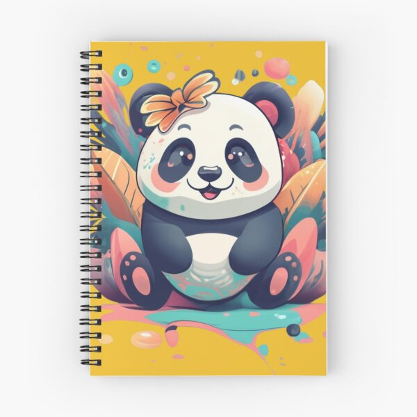 Item preview, Cool Panda With Butterfly Colorful Background designed and sold by TugForkFinds.
