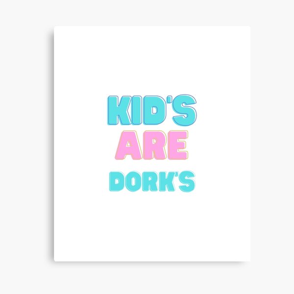 Item preview, Adorable Nerdy Chic: Cozy Kids' R Dork's Sweatshirt – Perfect Geeky Style for You's!" designed and sold by Planetshirts11.