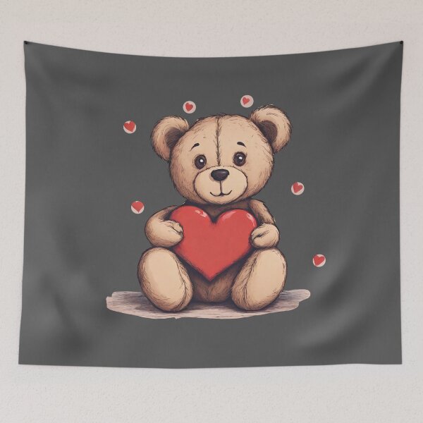 Item preview, Love-themed Teddy Bear designed and sold by SayItWithYours.