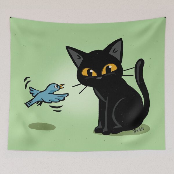 Item preview, Talking with the bird designed and sold by BATKEI ART.