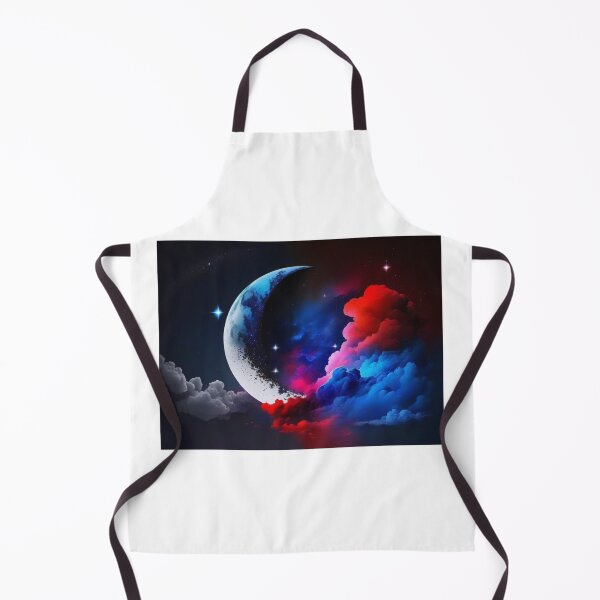 Item preview, Night sky with crescent moon designed and sold by KilianSzmid.