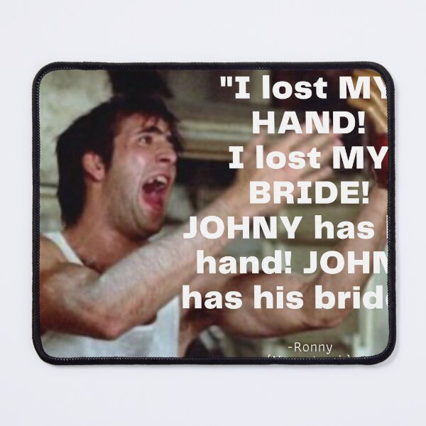 Item preview, I lost my hand! I lost my bride! - Moonstruck Ronny Monologue designed and sold by Outerspace-Mex.