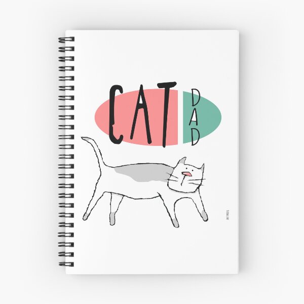 Item preview, Cat Dad Teal Pink designed and sold by sfernleaf.
