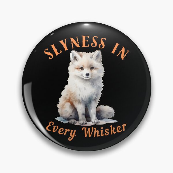 Item preview, Slyness In Every Whisker. fox portrait designed and sold by FoxVibes.