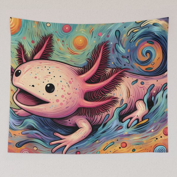 Item preview, Axolotl Art #58 | Axolotl Lovers designed and sold by ksgraphics222.