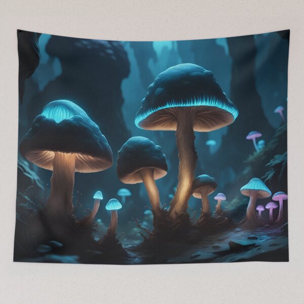 Item preview, Glowing Mushrooms  designed and sold by DarkRaven420.