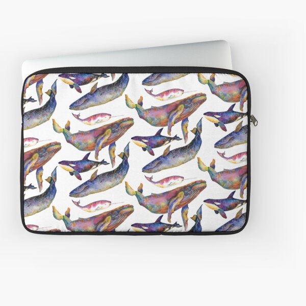 Whale Quartet Laptop Sleeve