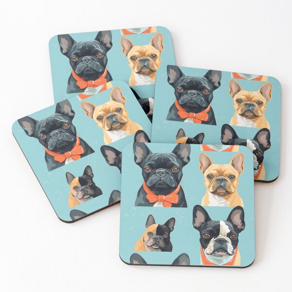 Item preview, Dogs 2 French Bulldog Frenchie 15 designed and sold by DigitalPatternx.