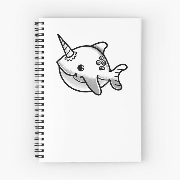 Item preview, Tattoo style Narwhal Whale with unicorn horn designed and sold by jazzydevil.