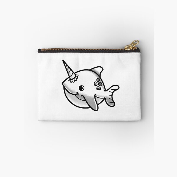 Item preview, Tattoo style Narwhal Whale with unicorn horn designed and sold by jazzydevil.