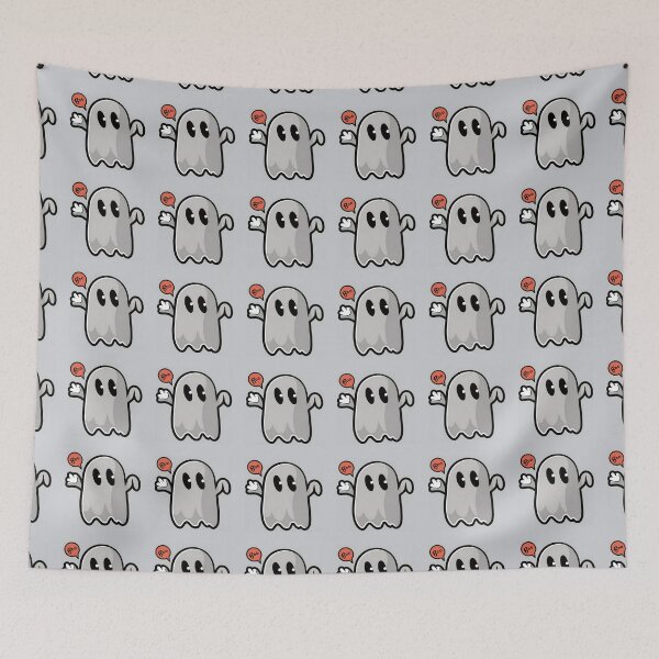 Item preview, Friendly Ghost - Cute Spooky Greeting designed and sold by inkArtistryfine.