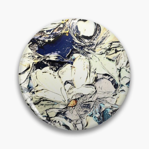 Item preview, Part of  oil painting "Blue flowers" by Marina Daniluka, edited pattern designed and sold by MariDaniArt.