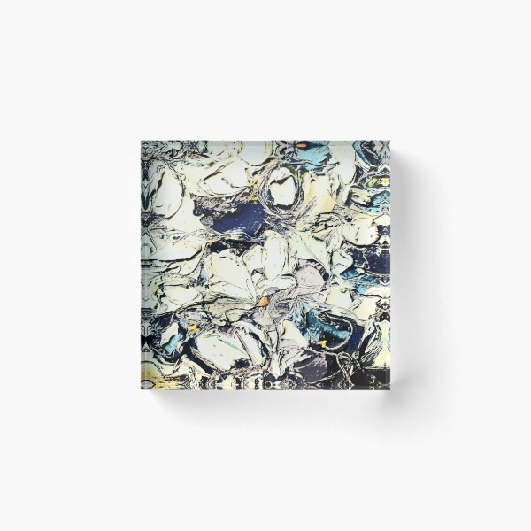 Item preview, Part of  oil painting "Blue flowers" by Marina Daniluka, edited pattern designed and sold by MariDaniArt.