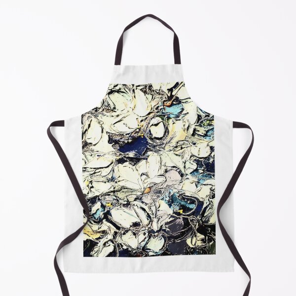 Item preview, Part of  oil painting "Blue flowers" by Marina Daniluka, edited pattern designed and sold by MariDaniArt.