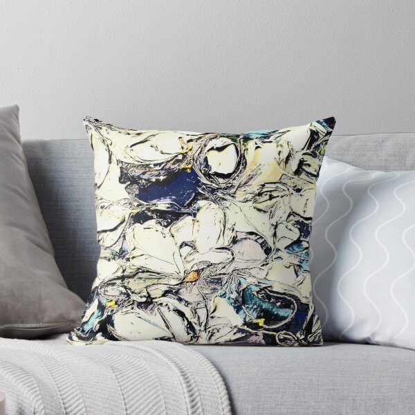 Item preview, Part of  oil painting "Blue flowers" by Marina Daniluka, edited pattern designed and sold by MariDaniArt.