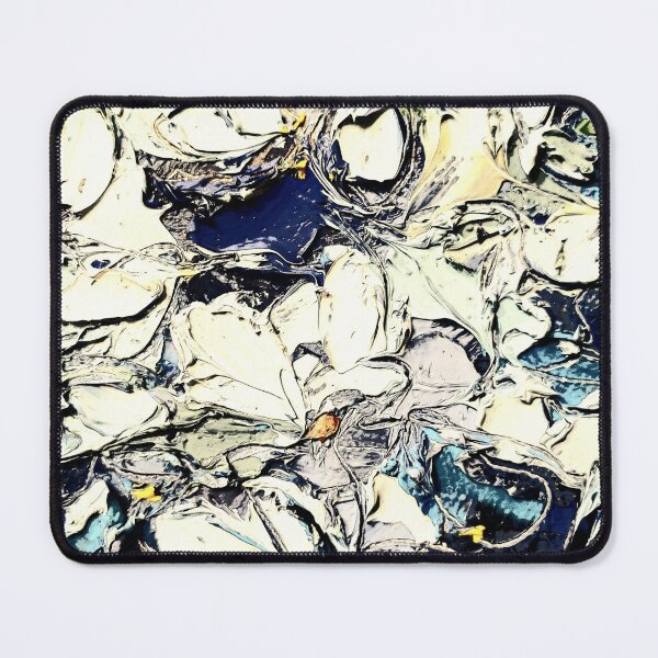 Item preview, Part of  oil painting "Blue flowers" by Marina Daniluka, edited pattern designed and sold by MariDaniArt.
