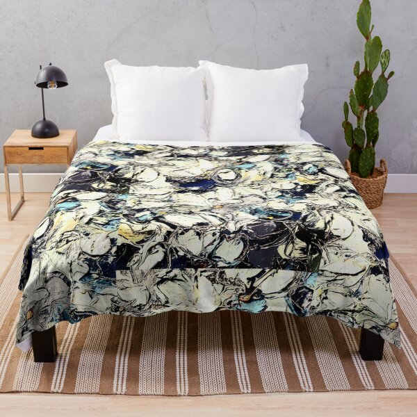 Item preview, Part of  oil painting "Blue flowers" by Marina Daniluka, edited pattern designed and sold by MariDaniArt.
