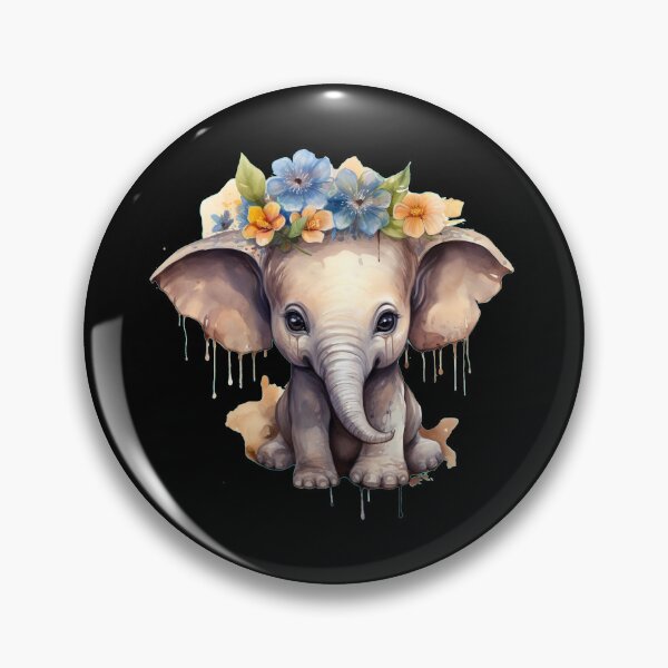 Item preview, Tiny Elephant designed and sold by ElephantVibes.