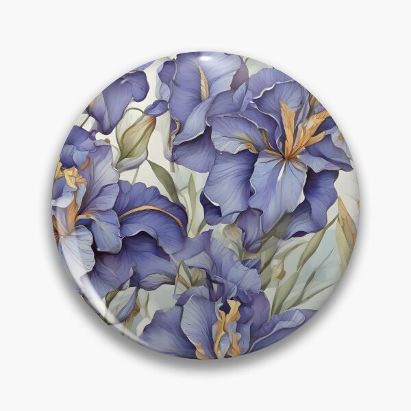 Item preview, Iris flowers pattern designed and sold by HOMETOWN86.