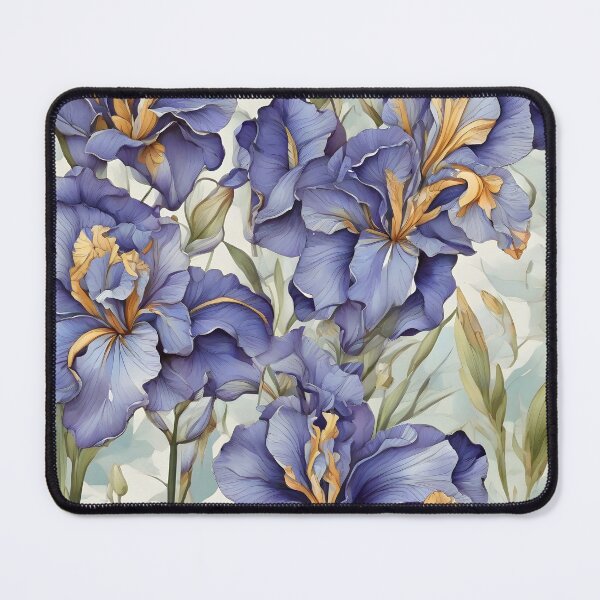 Item preview, Iris flowers pattern designed and sold by HOMETOWN86.