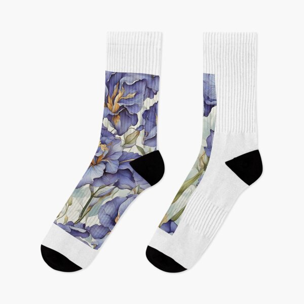 Item preview, Iris flowers pattern designed and sold by HOMETOWN86.