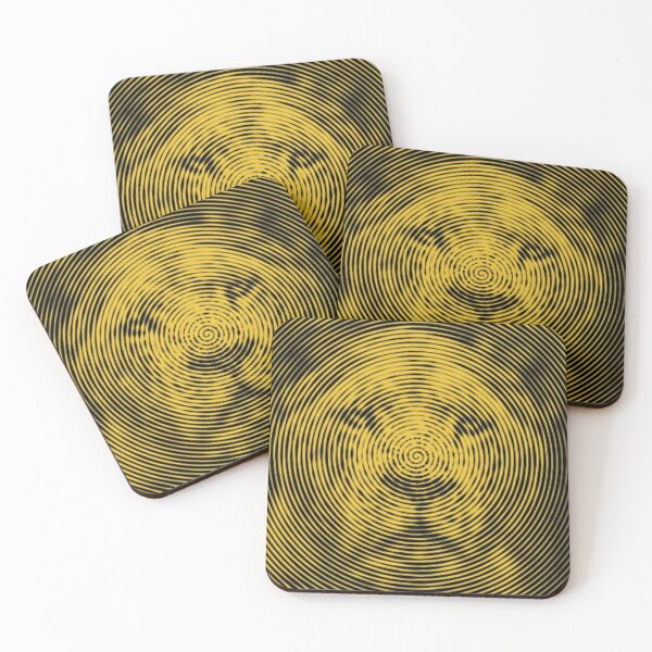 Item preview, Lion Spiroglyph Spiral Art Low Poly designed and sold by SpiroJo.
