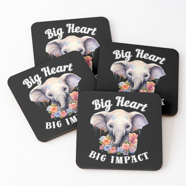 Item preview, Big Heart, Big Impact designed and sold by ElephantVibes.