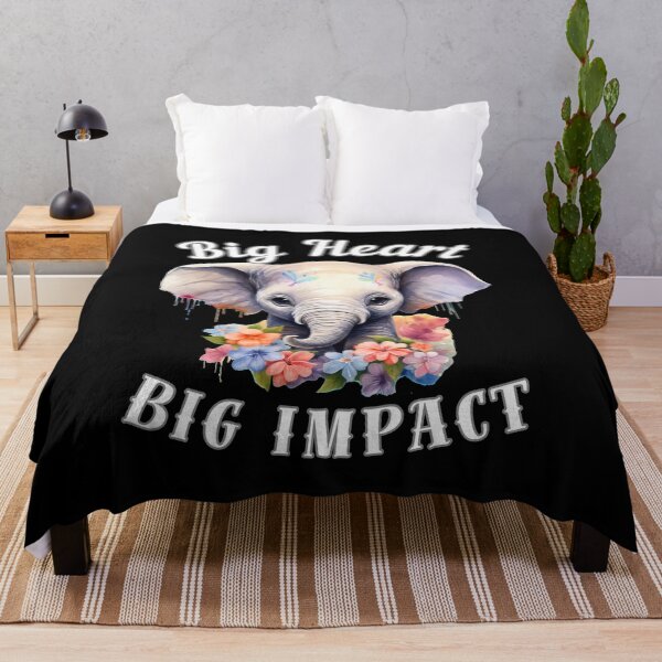 Item preview, Big Heart, Big Impact designed and sold by ElephantVibes.