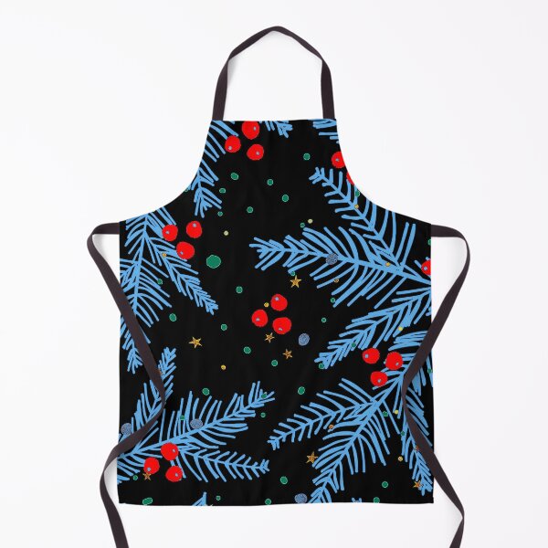 Item preview, Christmas "Magical Blue" Pine Branches And Berries Pattern  designed and sold by DEC02.