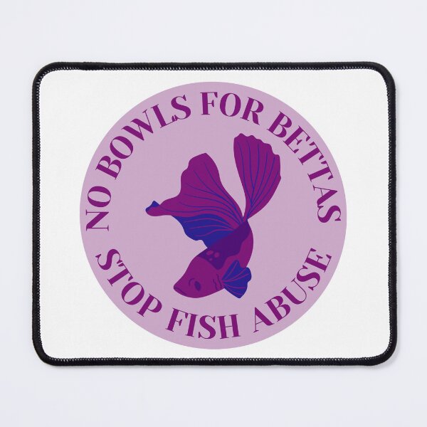 Item preview, No Bowls For Bettas Purple Design designed and sold by CarefulCreation.