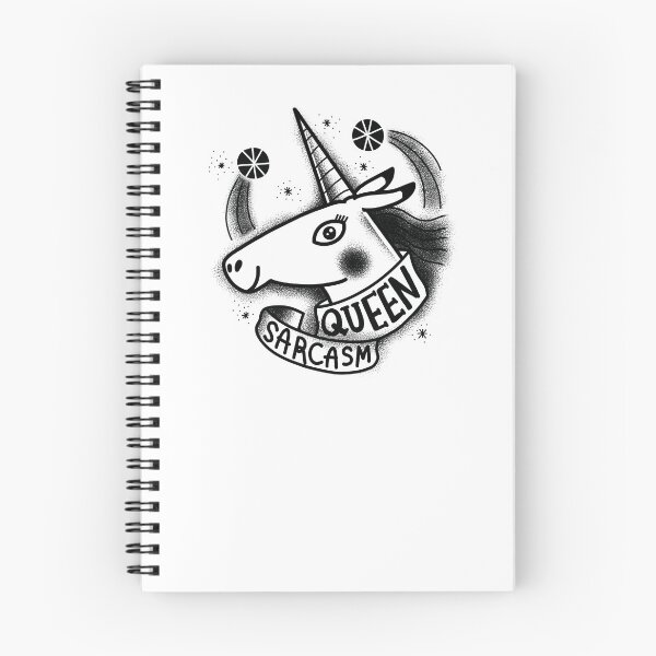 Item preview, Flash Tattoo SARCASM QUEEN with cute unicorn designed and sold by jazzydevil.