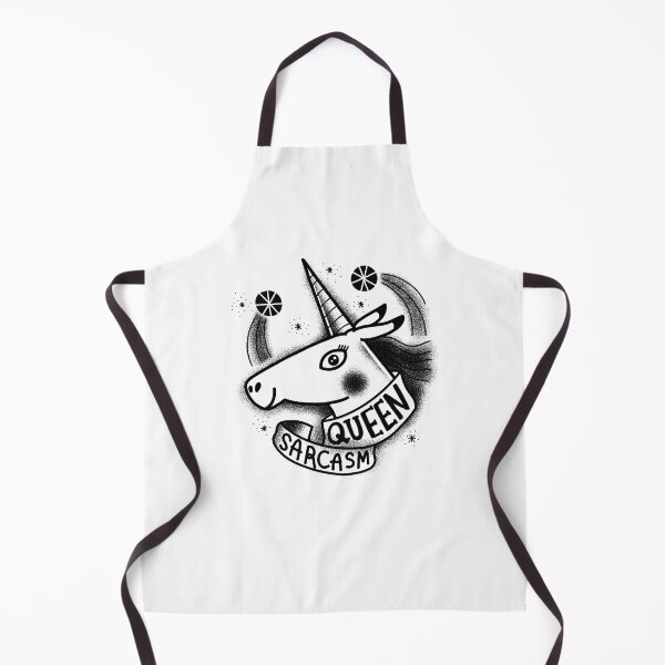 Item preview, Flash Tattoo SARCASM QUEEN with cute unicorn designed and sold by jazzydevil.