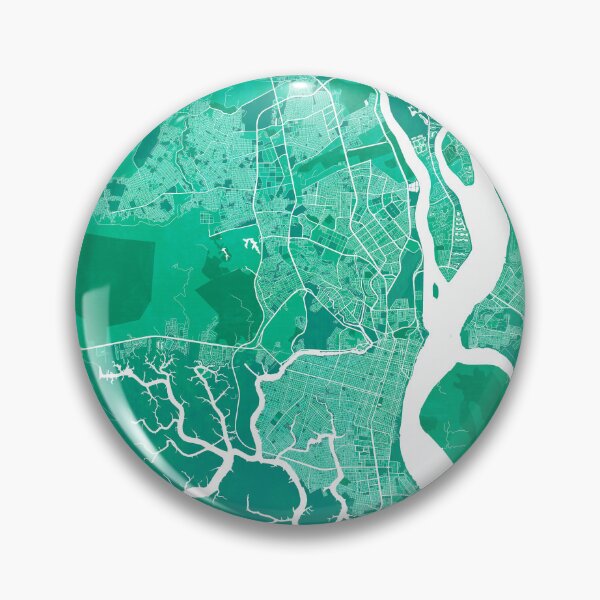 Item preview, Guayaquil City Map of Ecuador - Watercolor designed and sold by deMAP.