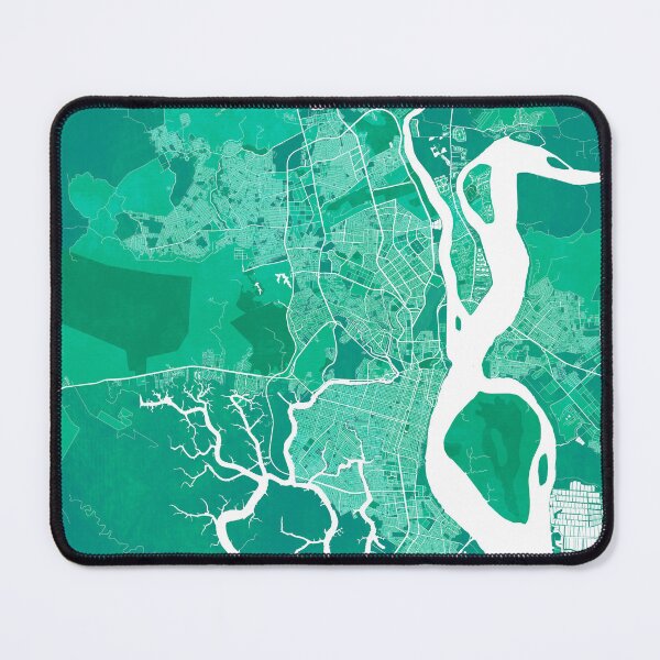 Item preview, Guayaquil City Map of Ecuador - Watercolor designed and sold by deMAP.